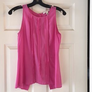 Banana Republic sleeveless silk pink blouse - 00P